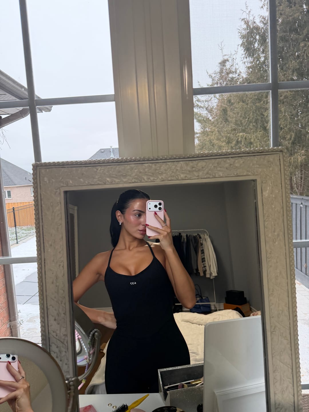 Customer photo review of The Bare Onesie / Black