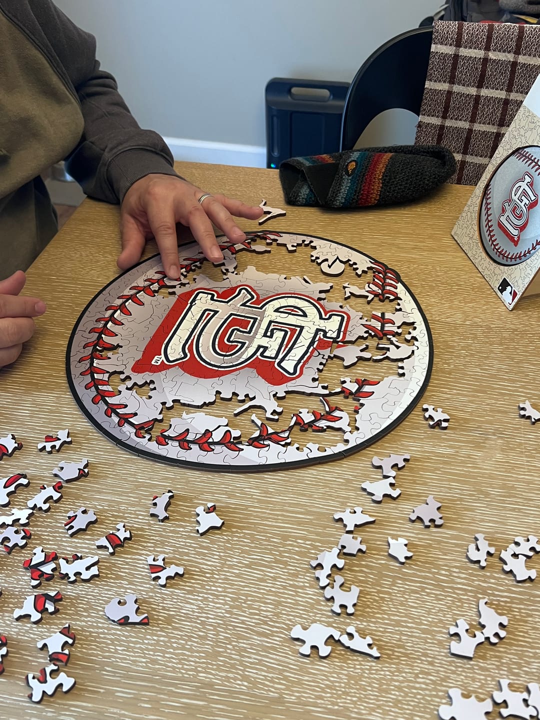 Customer photo review of St. Louis Cardinals™ - Wooden Puzzle