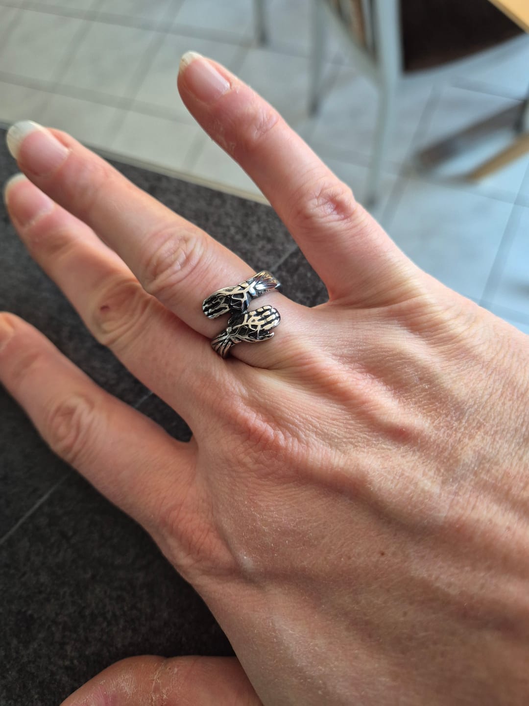 Customer photo review of HUGGED.
