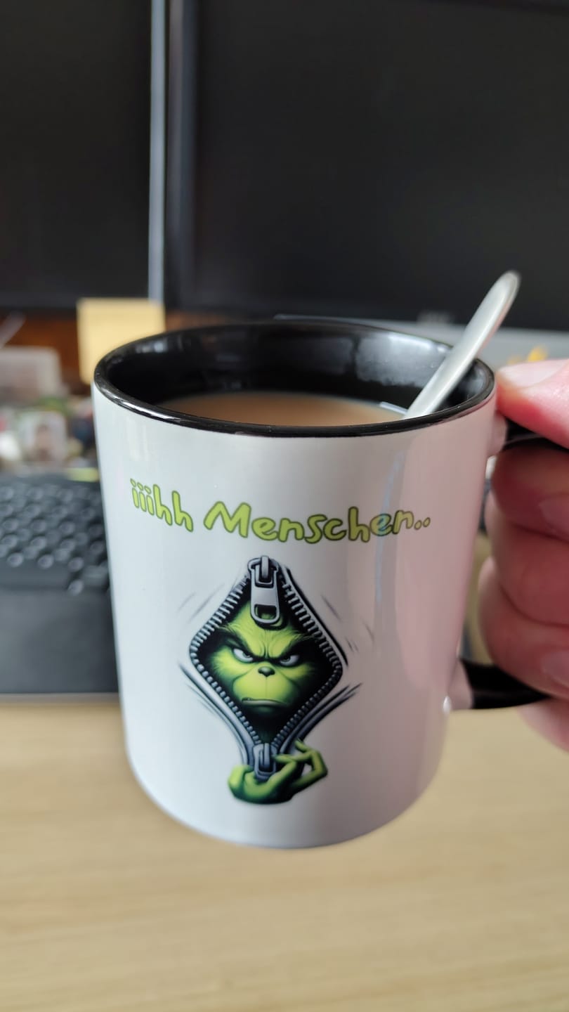 Customer photo review of GRINCH MENSCHEN | Tasse