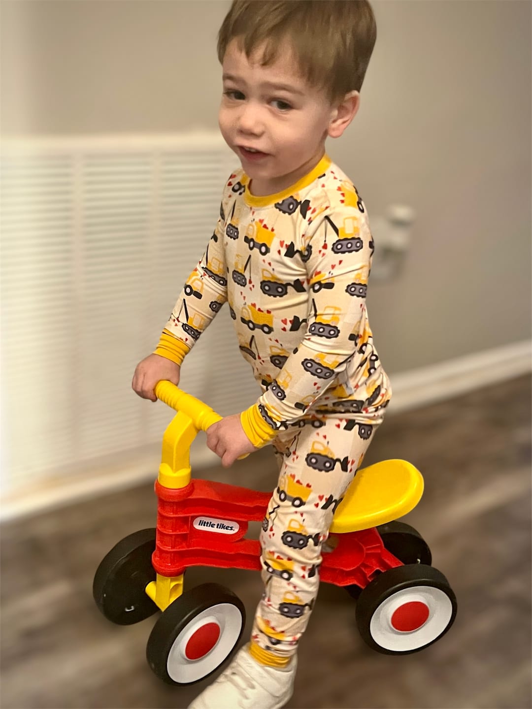 Customer photo review of Valentine's Day Construction Two-Piece