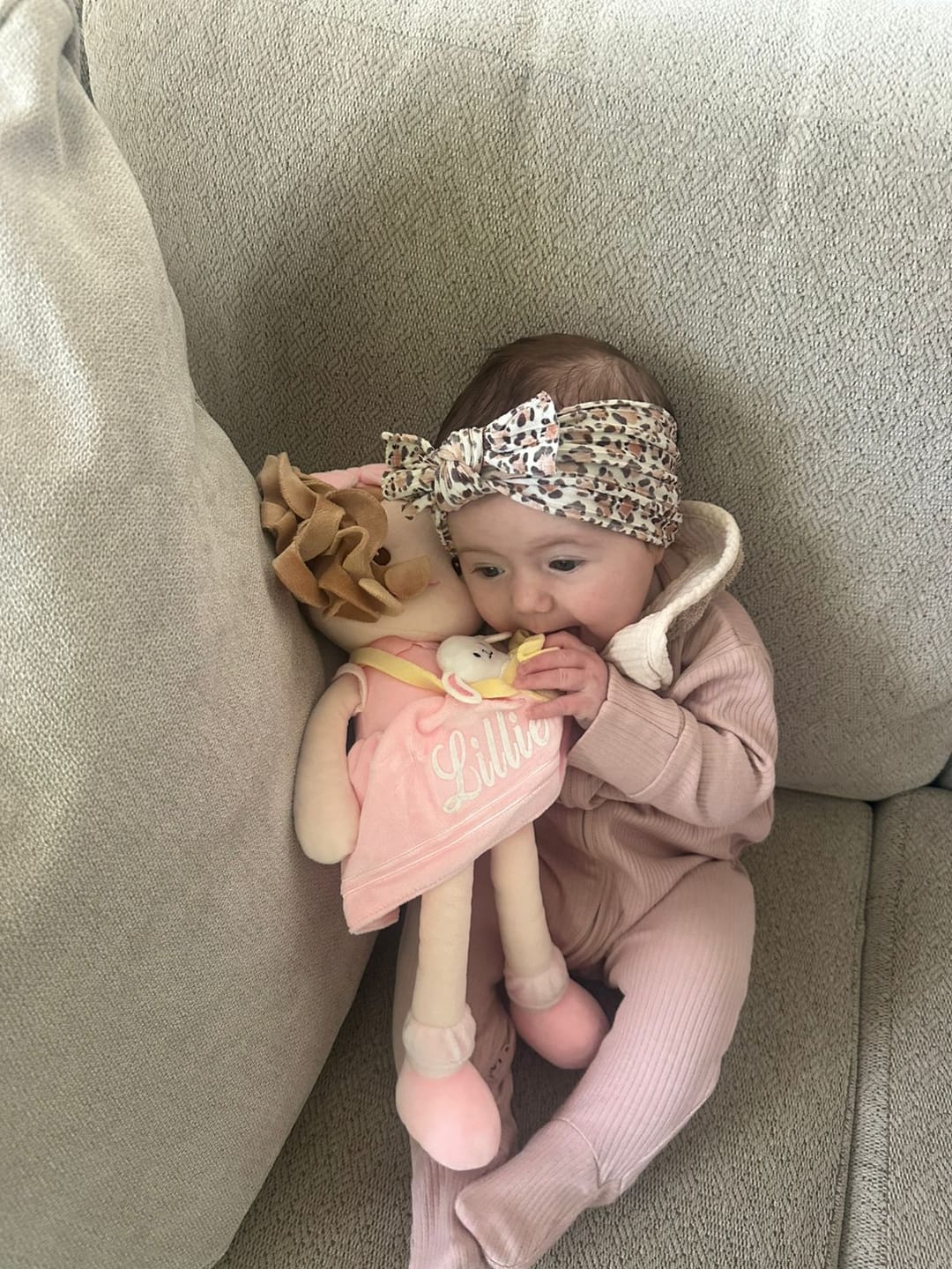 Customer photo review of Personalized Milly Girl & Her Pet