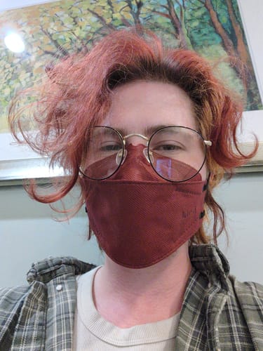 Customer photo review of KN95 Respirator Face Mask: Mid-Century Bundle