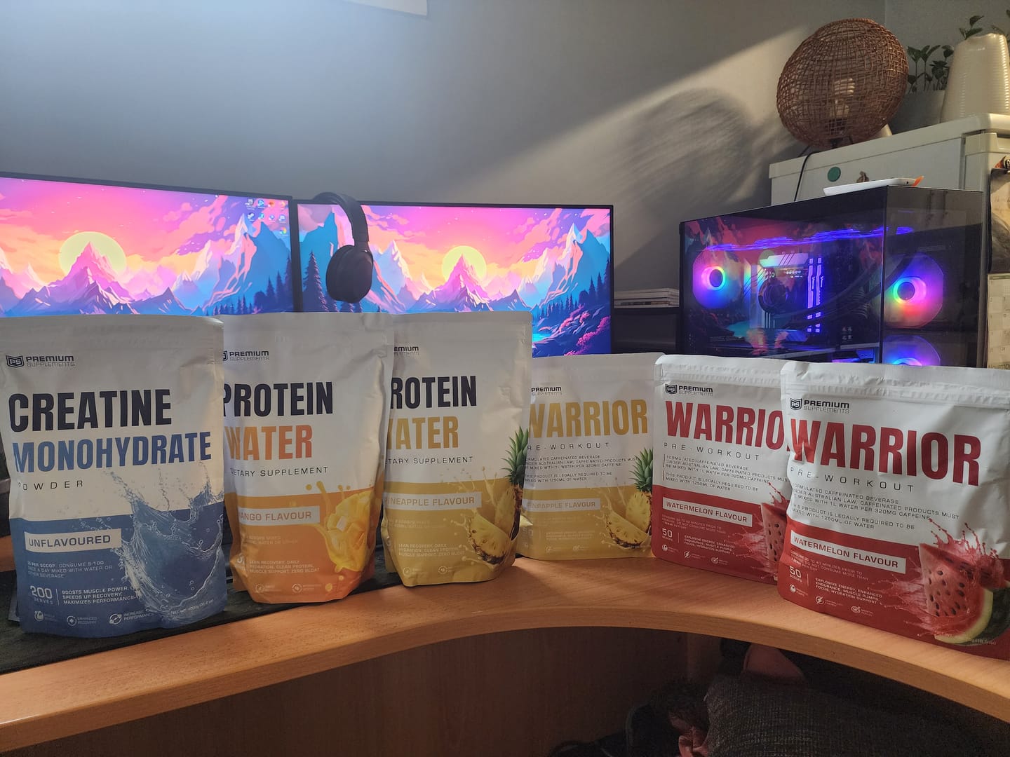 Customer photo review of Warrior High-Stimulant Pre-workout