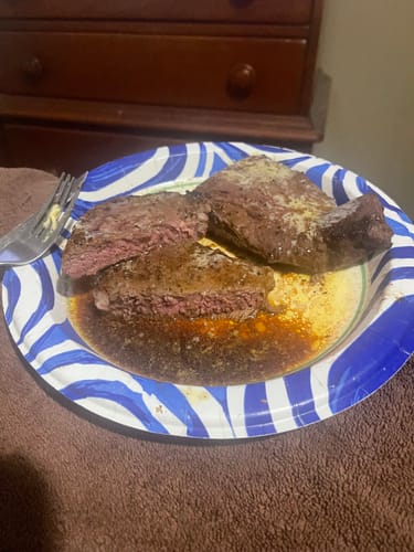 Customer photo review of Ultimate Steak Box 🔥🥩🔥