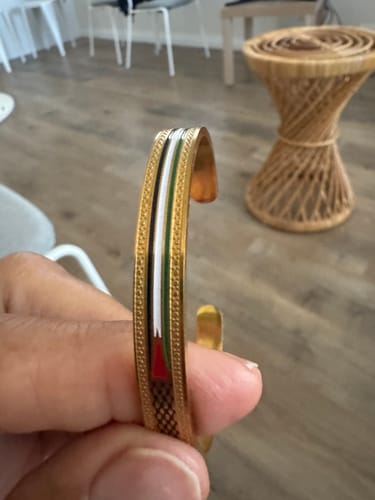 Customer photo review of Palestine Heritage Cuff