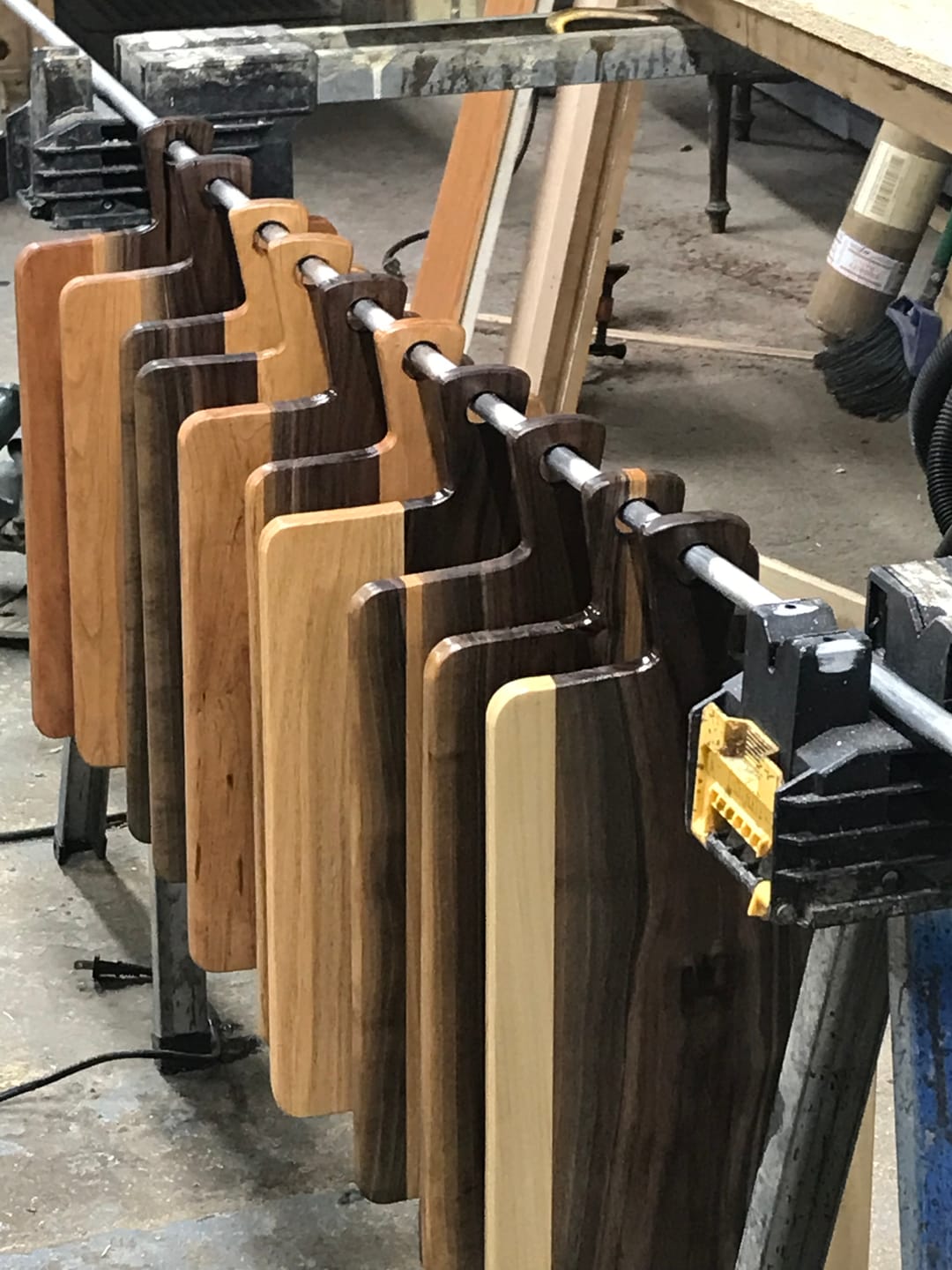 Customer photo review of Router Templates 11 Pack - Woodworking Project Acrylic Templates