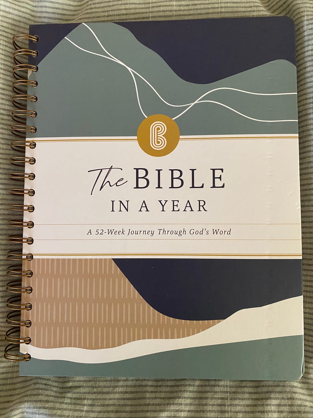 Customer photo review of The Bible In A Year: A 52-Week Journey Through God's Word