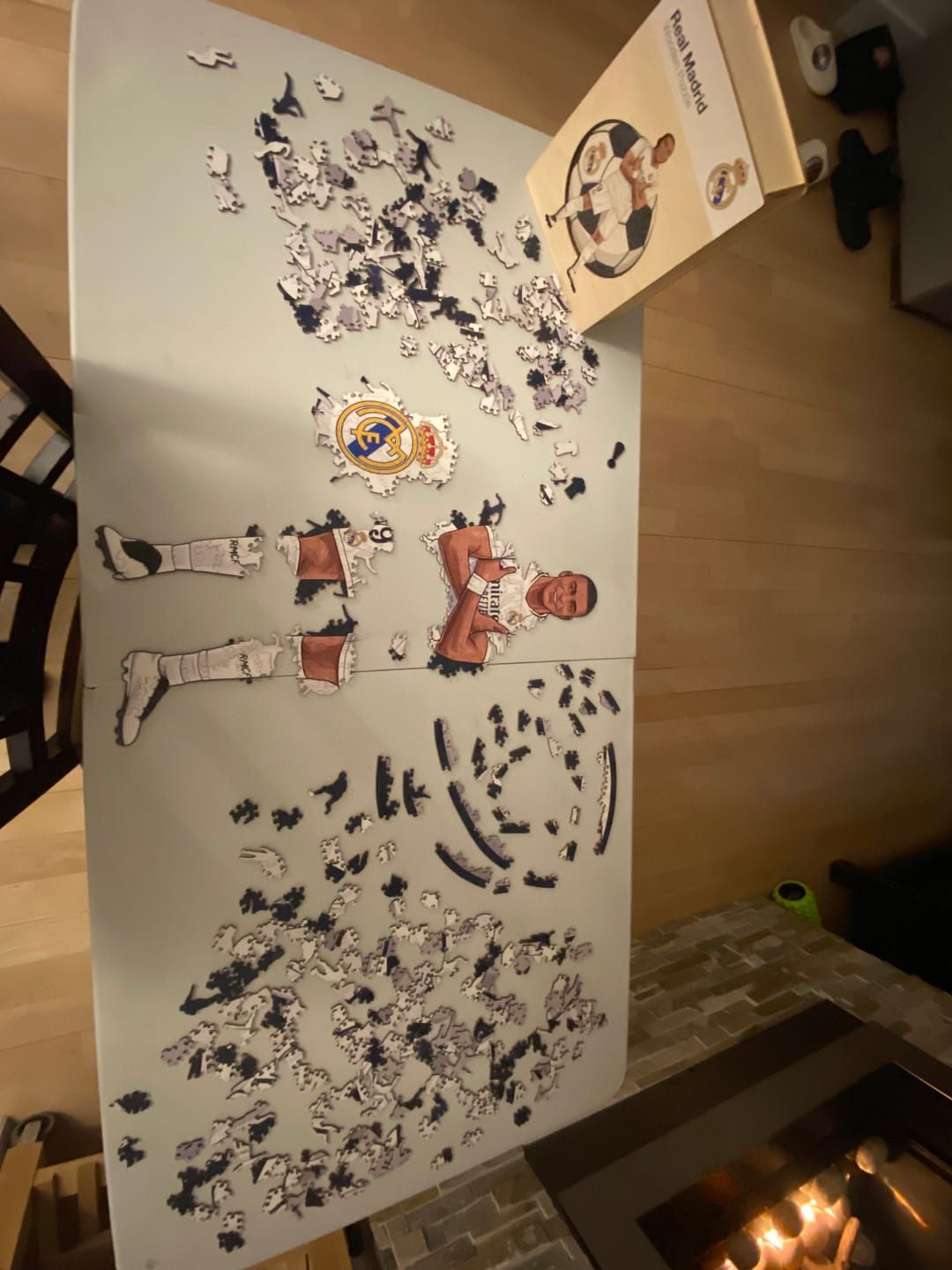 Customer photo review of Kylian Mbappé - Wooden Puzzle