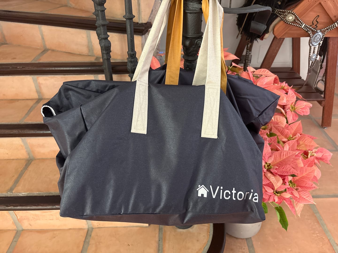 Customer photo review of Pack Dúo - XL y L Azul Marino asas mostaza
