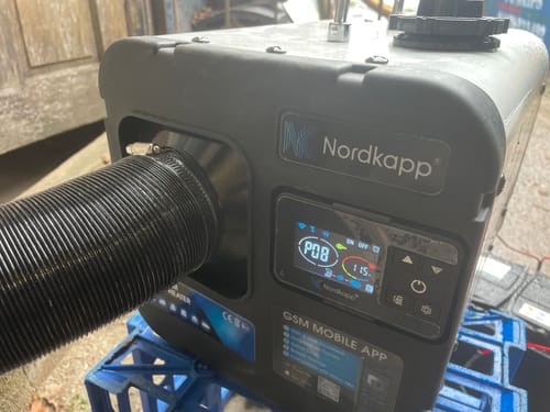Customer photo review of Cube GSM 4G/﻿5G 5kW & 8kW Diesel Air Heater