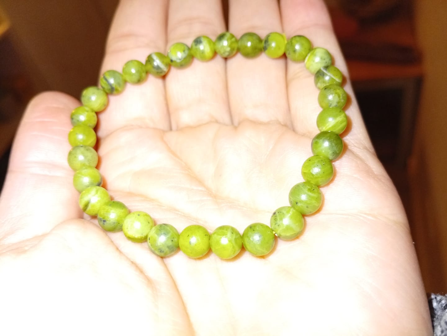 Customer photo review of Bracelet Jade
