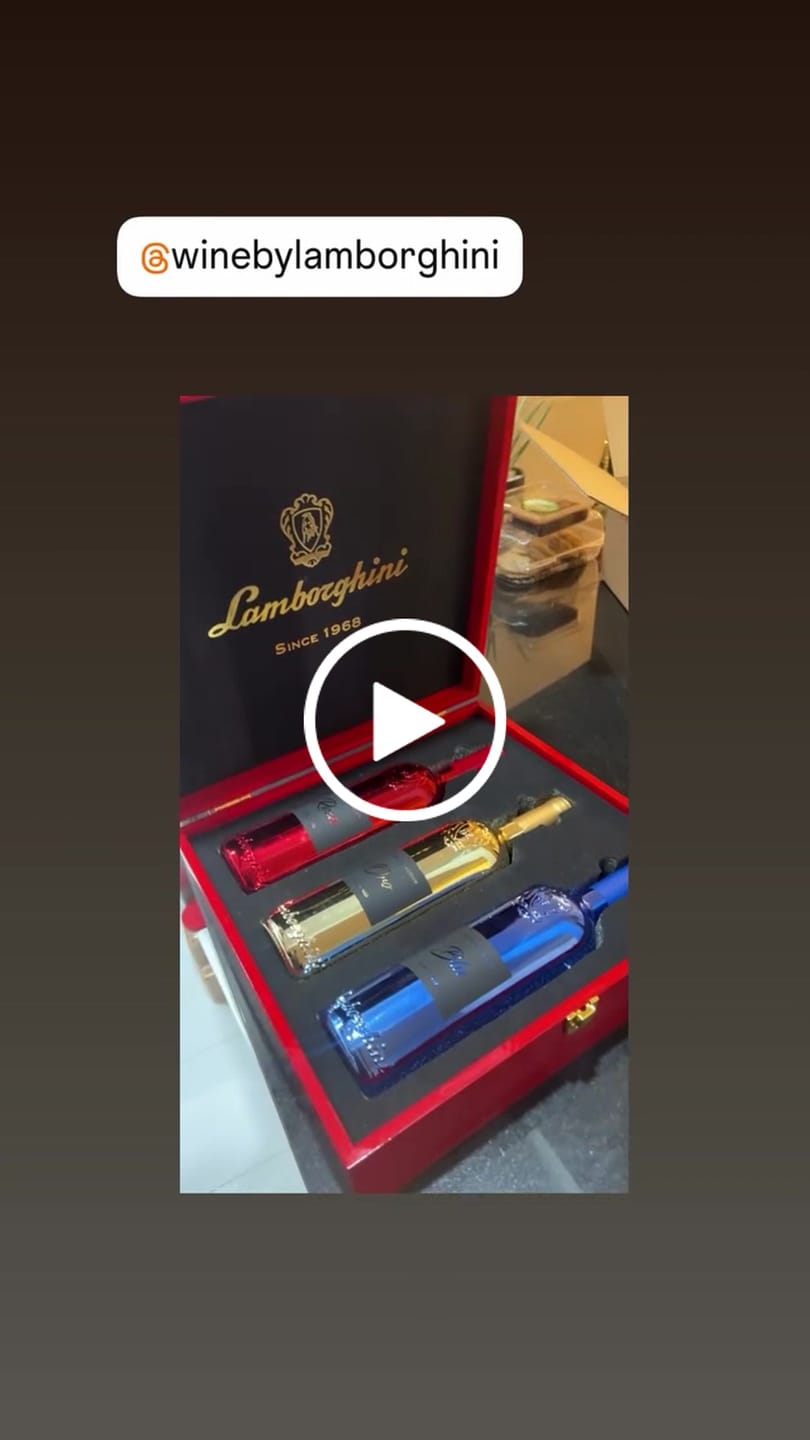 Customer video review of Lamborghini LUXE Red Collection with Gift Set