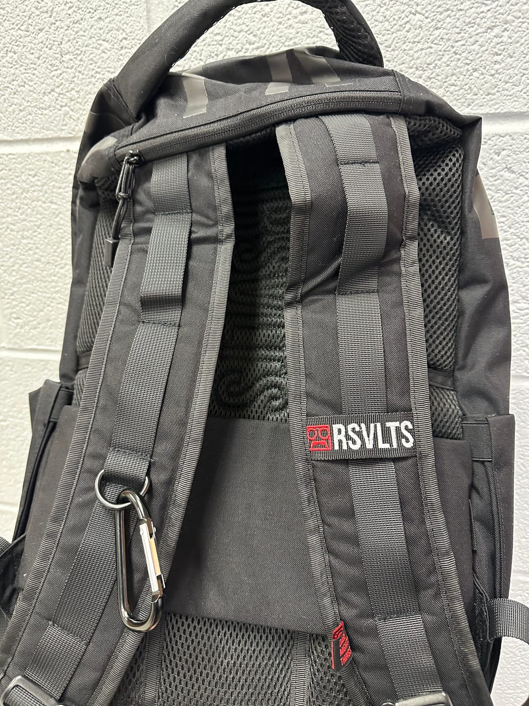 Customer photo review of RSVLTS Black Backpack V1