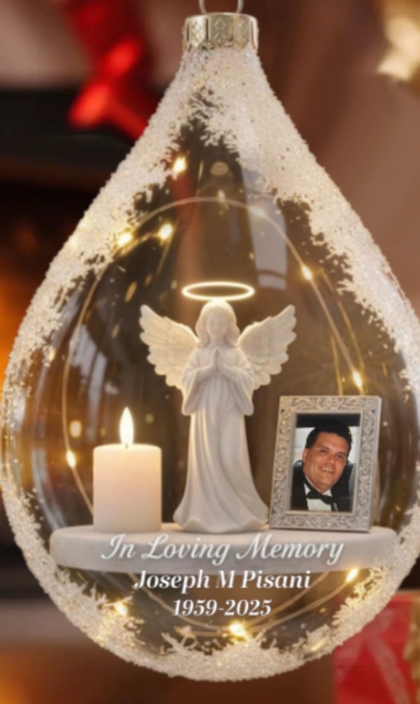 Customer photo review of Custom Photo Angel Candle - Personalized Christmas Acrylic Ornament