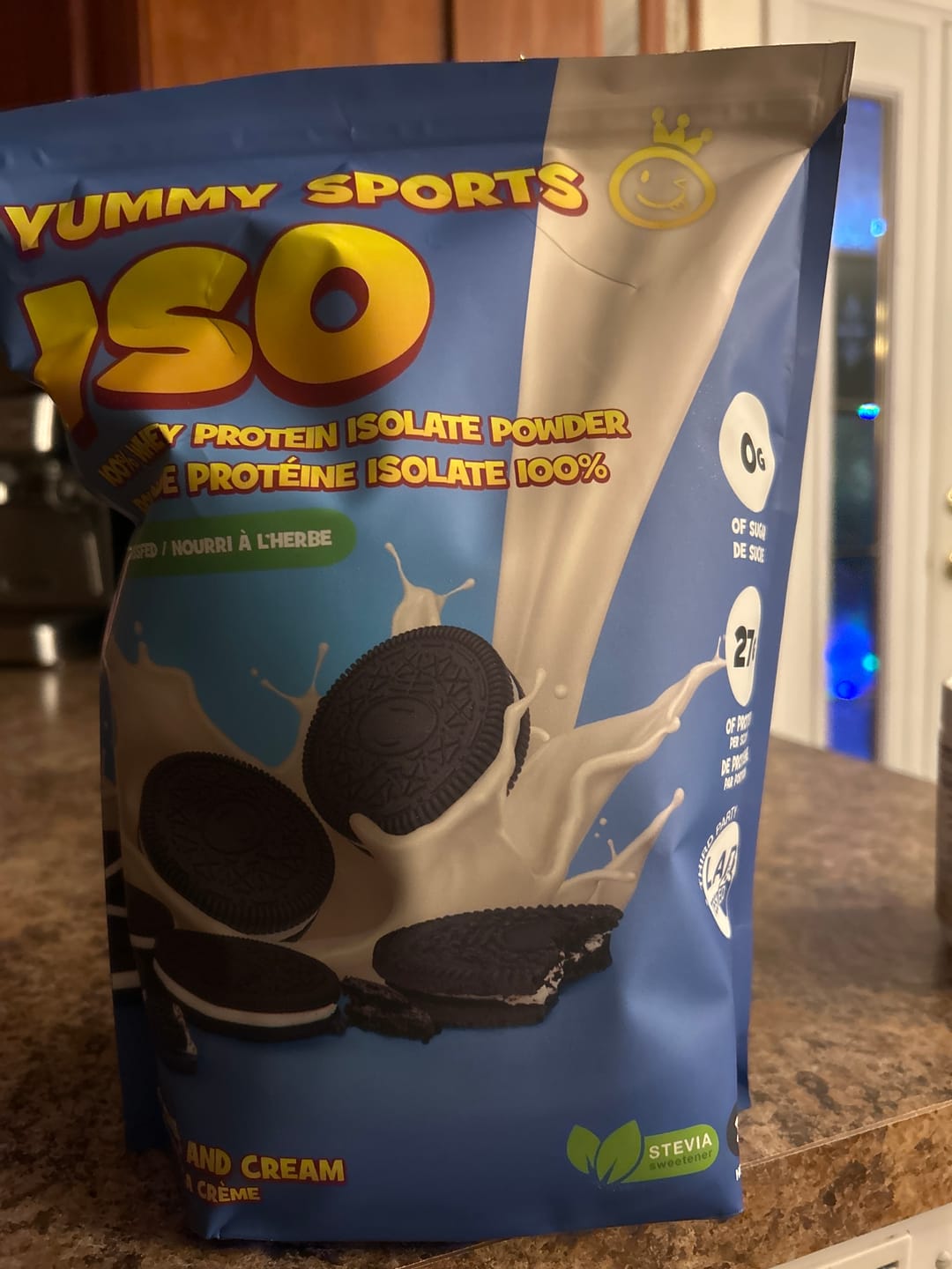 Customer photo review of Whey Protein Isolate 2lbs