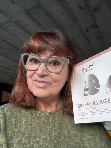 Customer photo review of Bio-Kollagen Gesichtsmaske