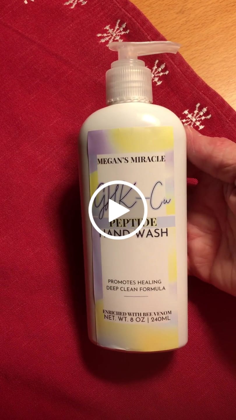 Customer video review of GHK-Cu Healing Hand Wash