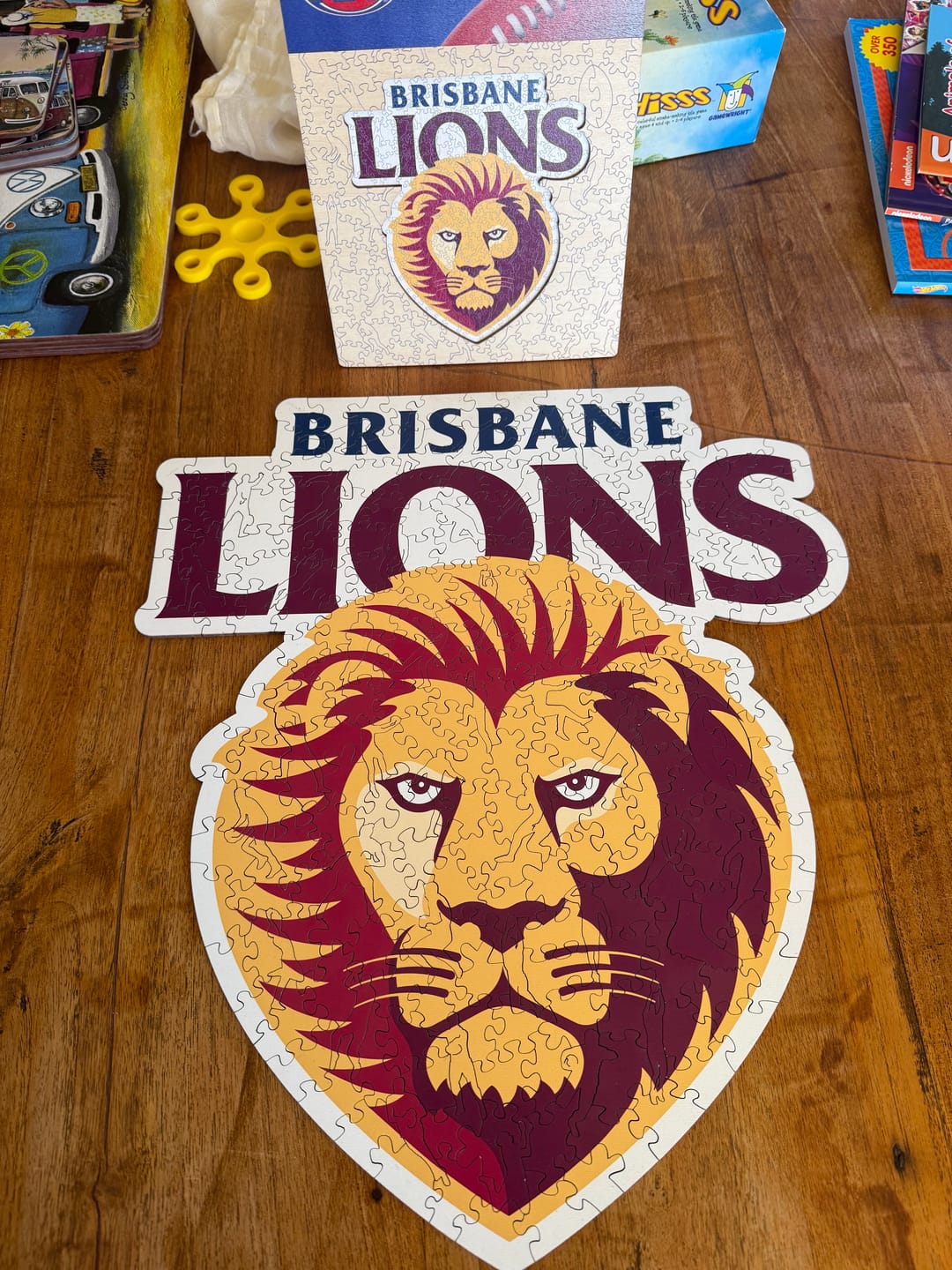 Customer photo review of Brisbane Lions Logo - Wooden Puzzle