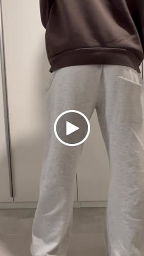 Customer video review of Sweatpants Wide Fit Blanks 330GSM Sport Grey