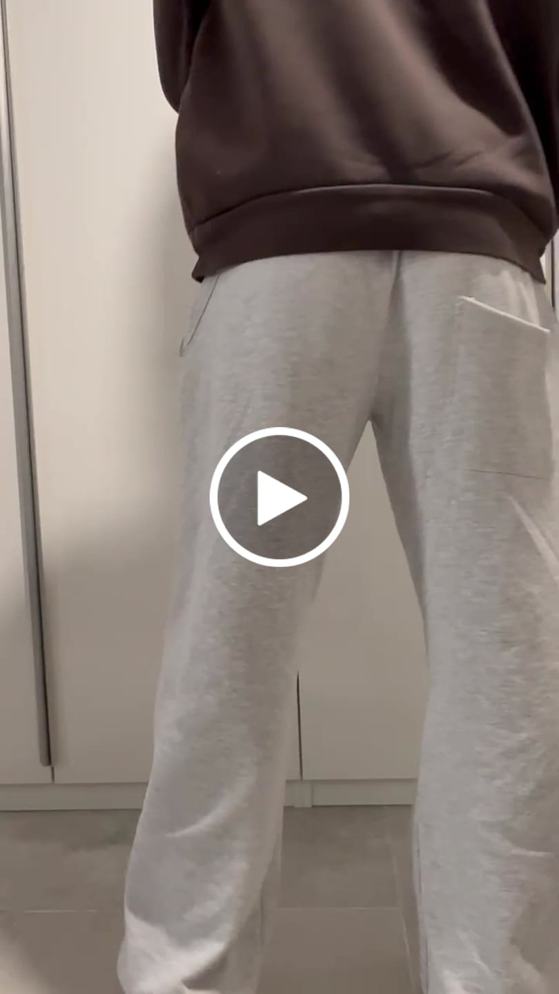 Customer video review of Sweatpants Wide Fit Blanks 330GSM Sport Grey