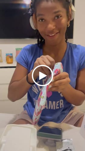 Customer video review of Fireworks Ghost Small Reusable Sticker Book