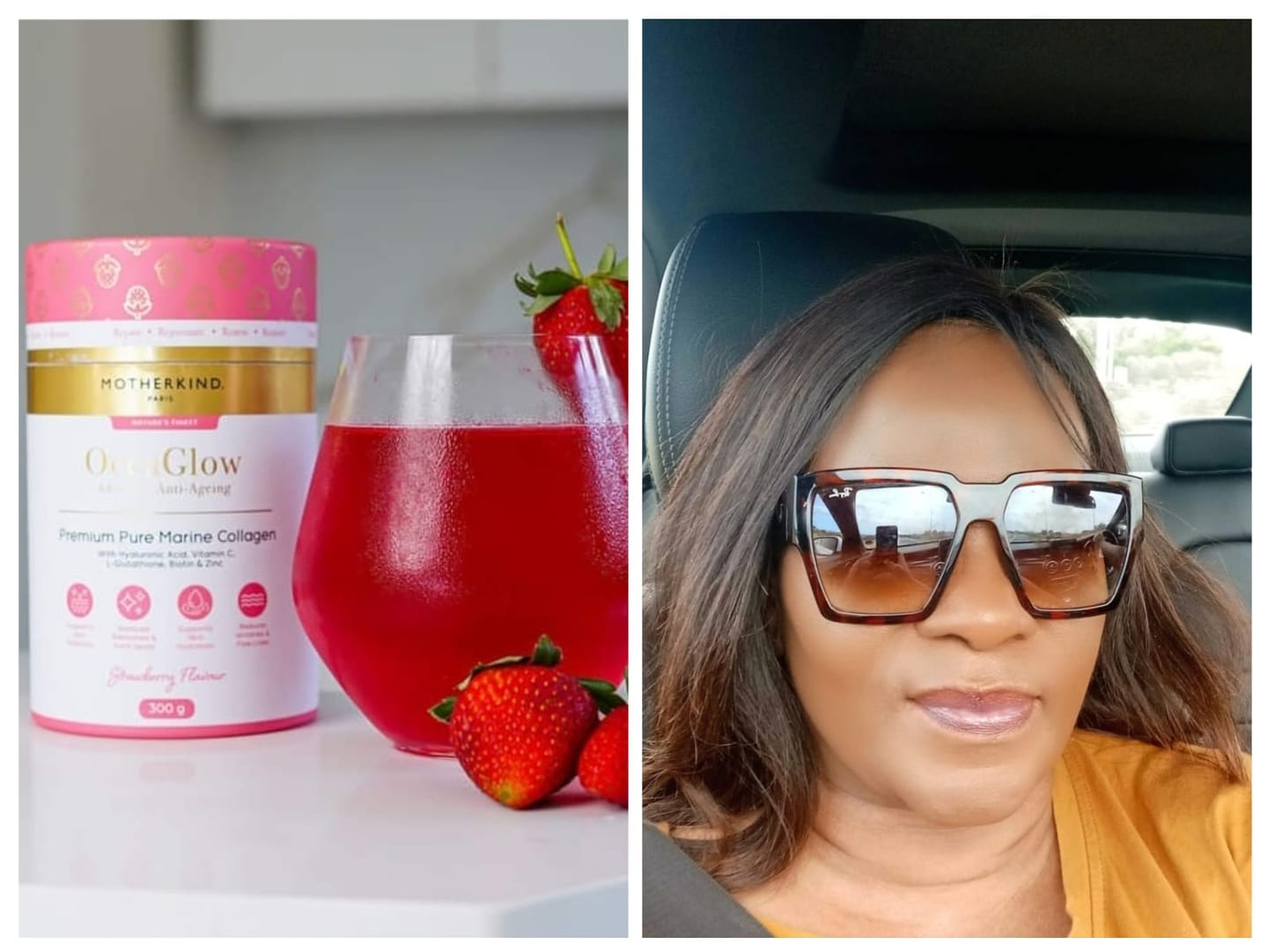 Customer photo review of OceaGlow Marine Collagen