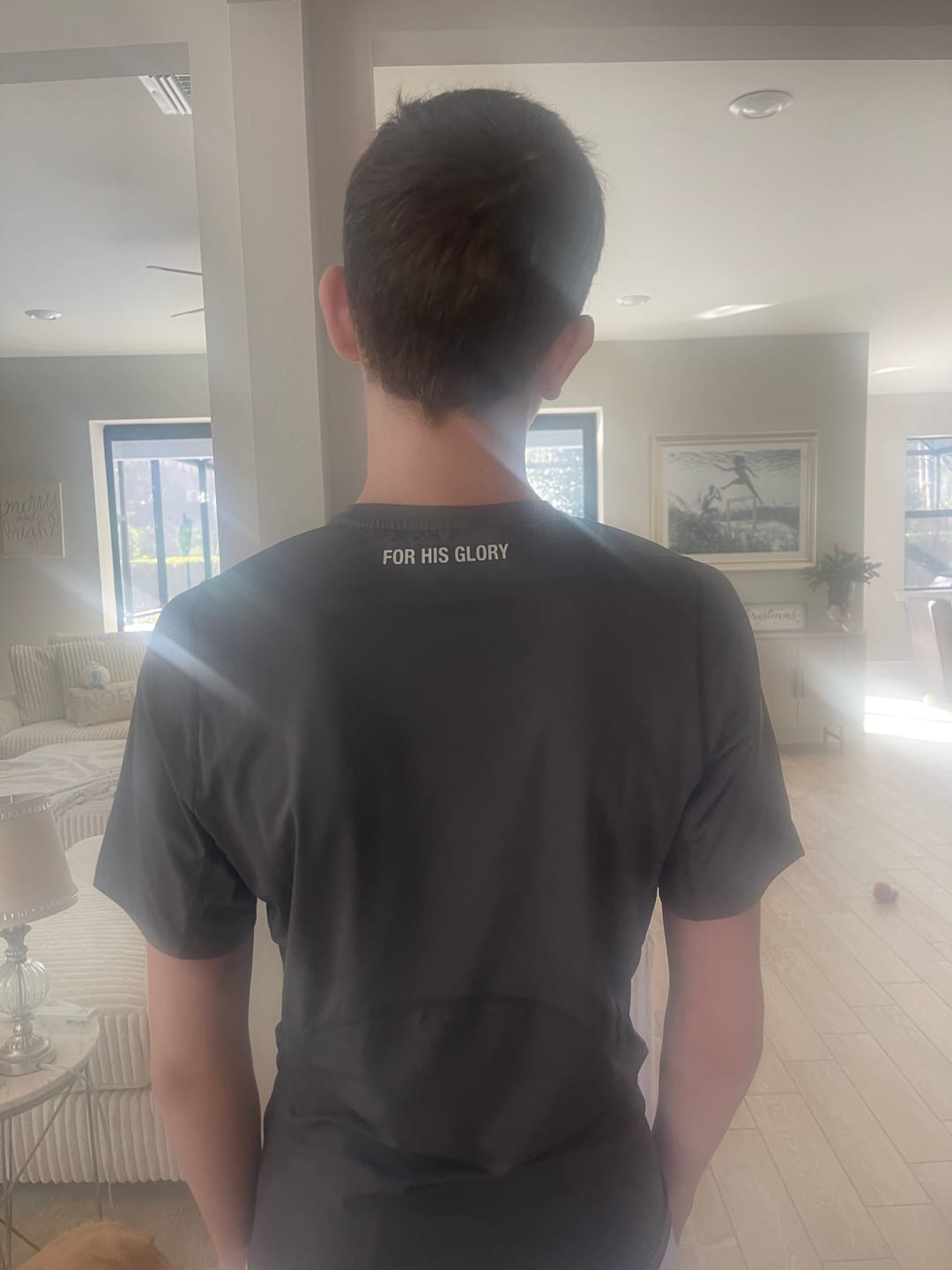 Customer photo review of Core Base Layer Tee