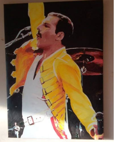 Customer photo review of Custom Portrait Paint By Numbers