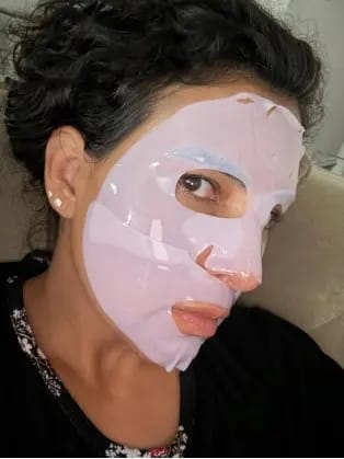 Customer photo review of LUMORA PDRN Renewal Infusion Mask