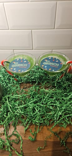 Customer photo review of The Grinch Cocktail Kit
