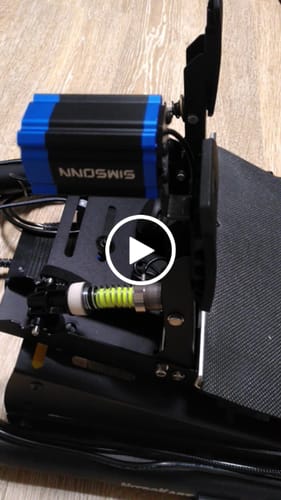 Customer video review of Simsonn VAM Pro Linear Motor -  the Pedals Haptic Reactor for Vibration Feedback