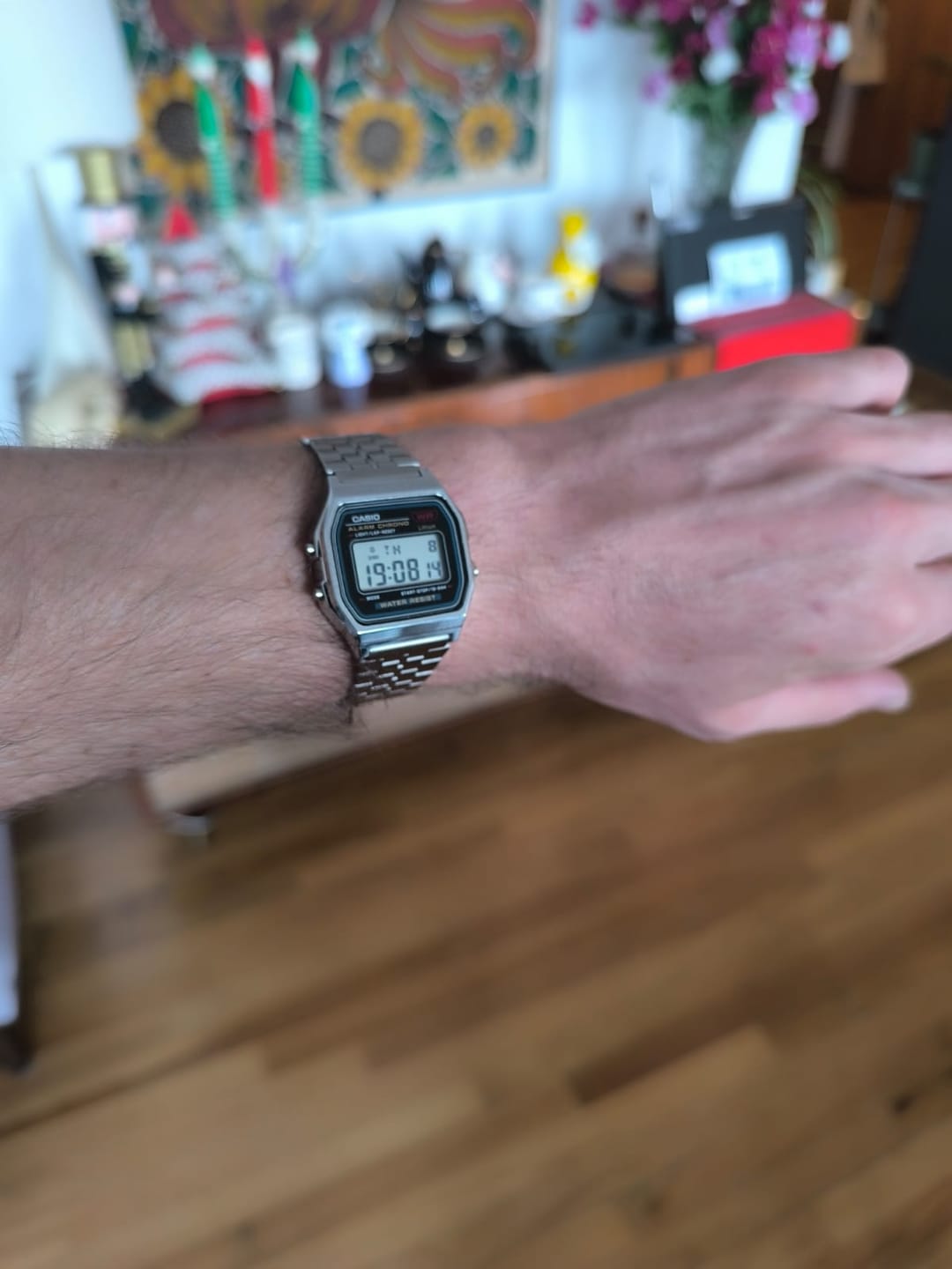 Customer photo review of Reloj Casio Vintage A159WA-N1DF Plateado MADE IN JAPAN