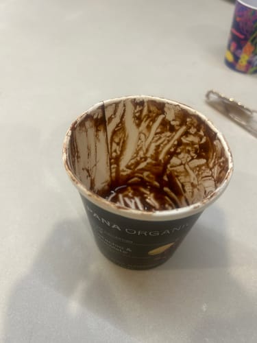 Customer photo review of Peanut Butter & Chocolate Frozen Treat