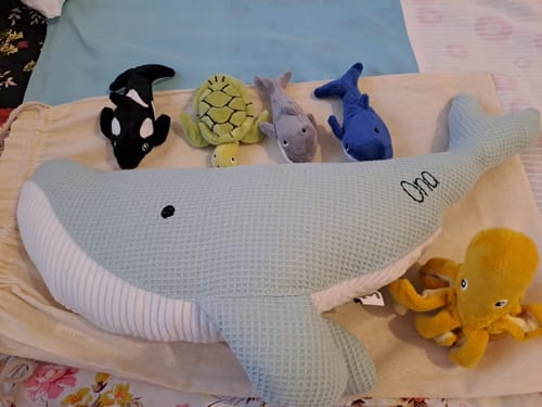 Customer photo review of Peluche Ballena Susi - MENTA
