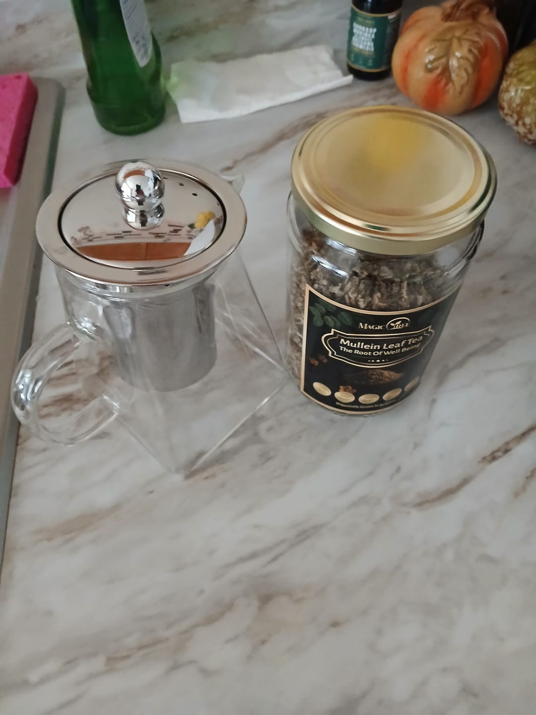 Customer photo review of Mullein Leaf Tea