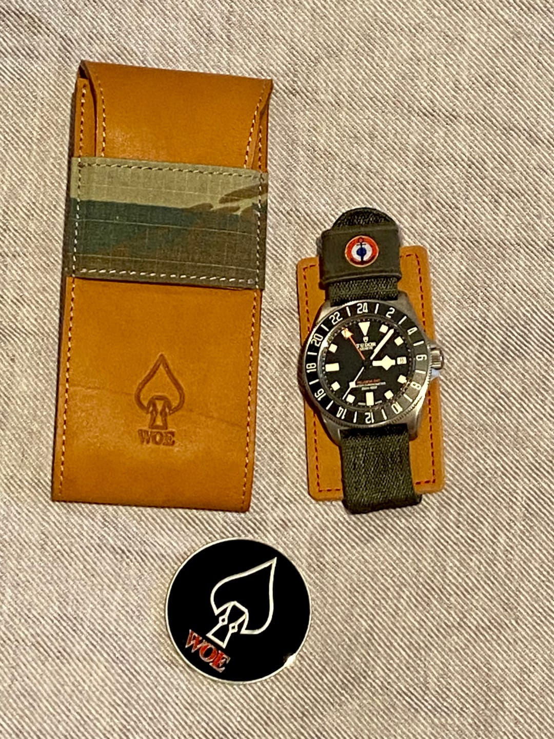 Customer photo review of Travel Pouch and Challenge Coin - NEW