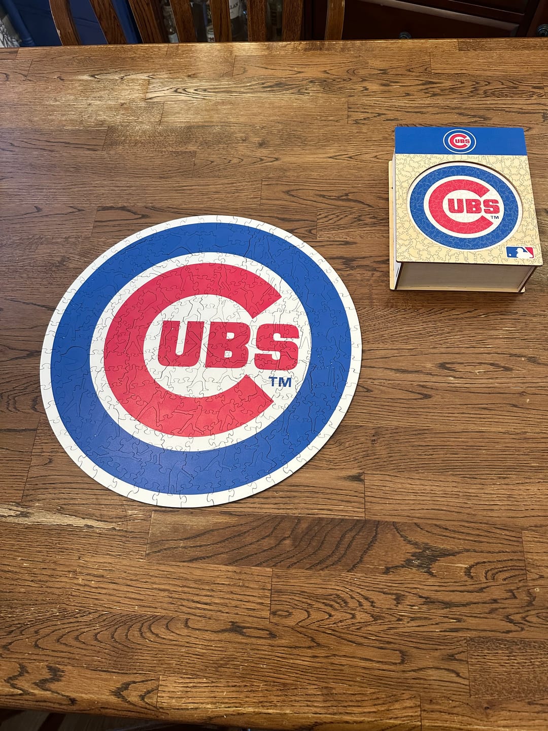 Customer photo review of Chicago Cubs™ - Wooden Puzzle