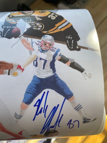 Customer photo review of Rob Gronkowski Autograph Signing