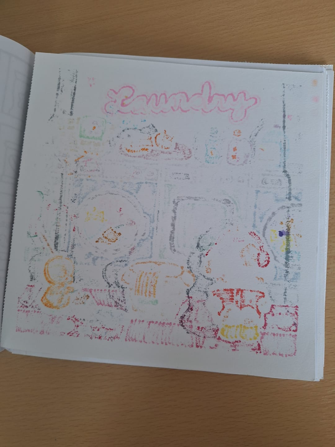 Customer photo review of Ohuhu Spiral-Bound Mix Media Pad for Multiple Techniques