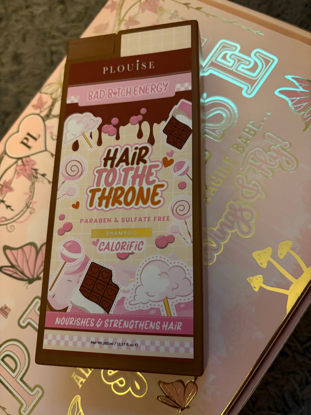 Customer photo review of Hair To The Throne Shampoo