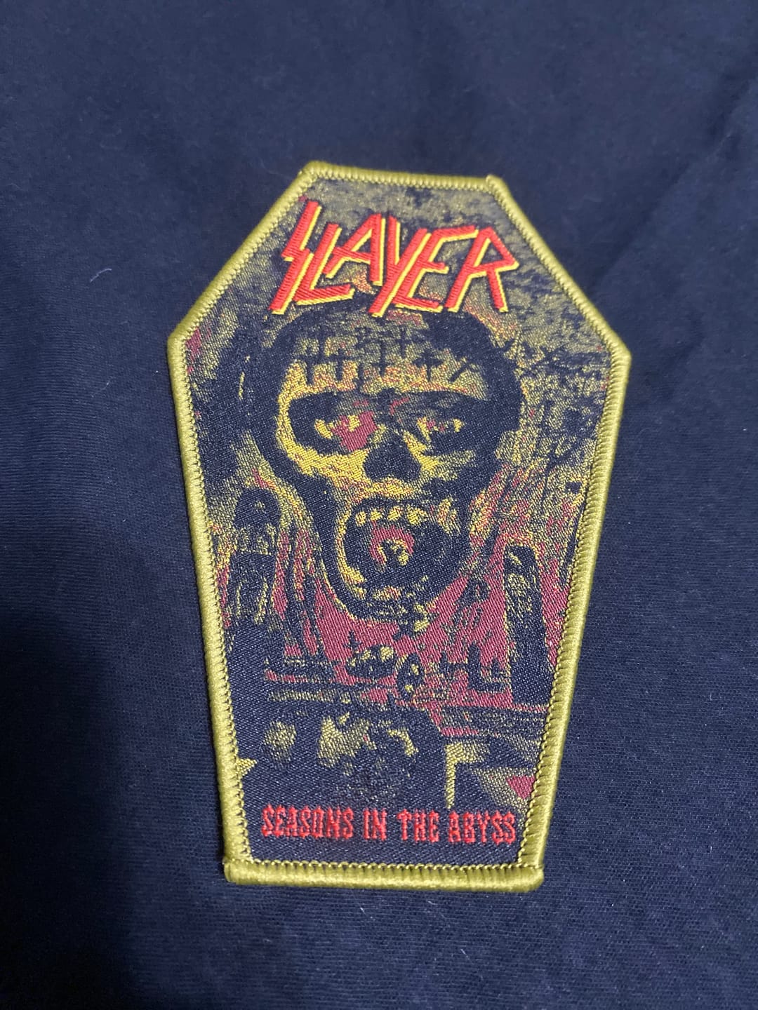 Customer photo review of Slayer - Seasons In The Abyss - Patch