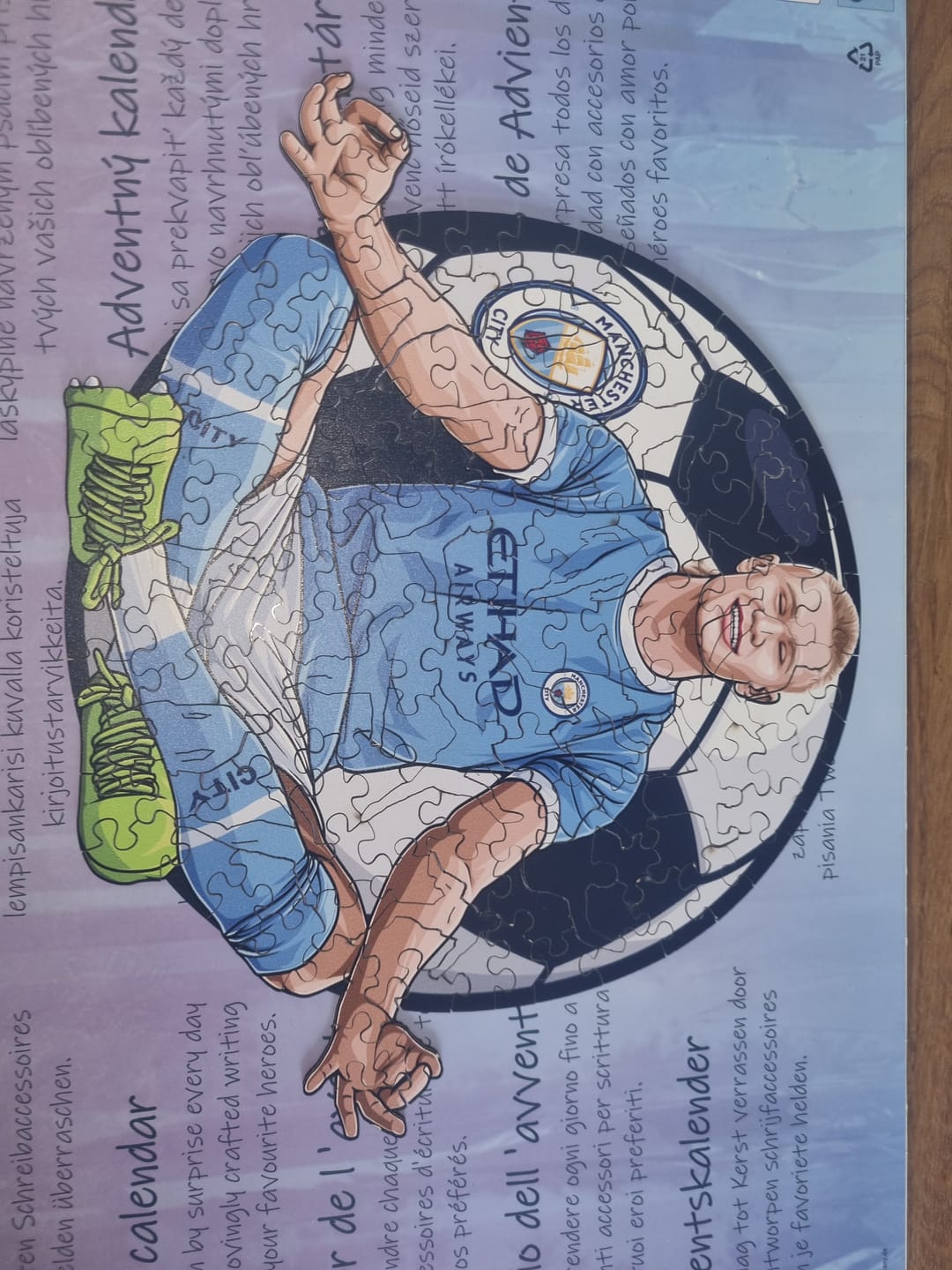 Customer photo review of Erling Haaland - Holzpuzzle
