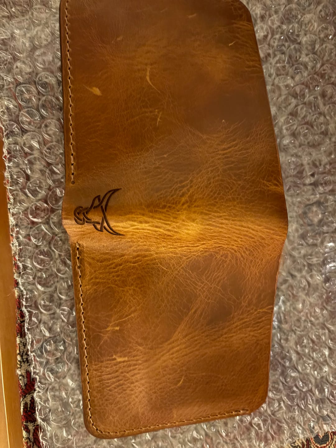 Customer photo review of Big Bend Bifold Wallet