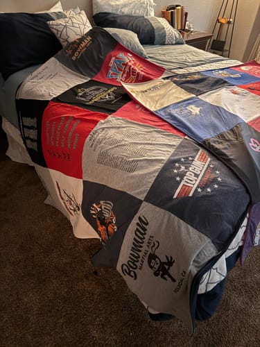 Customer photo review of Classic T-Shirt Blanket