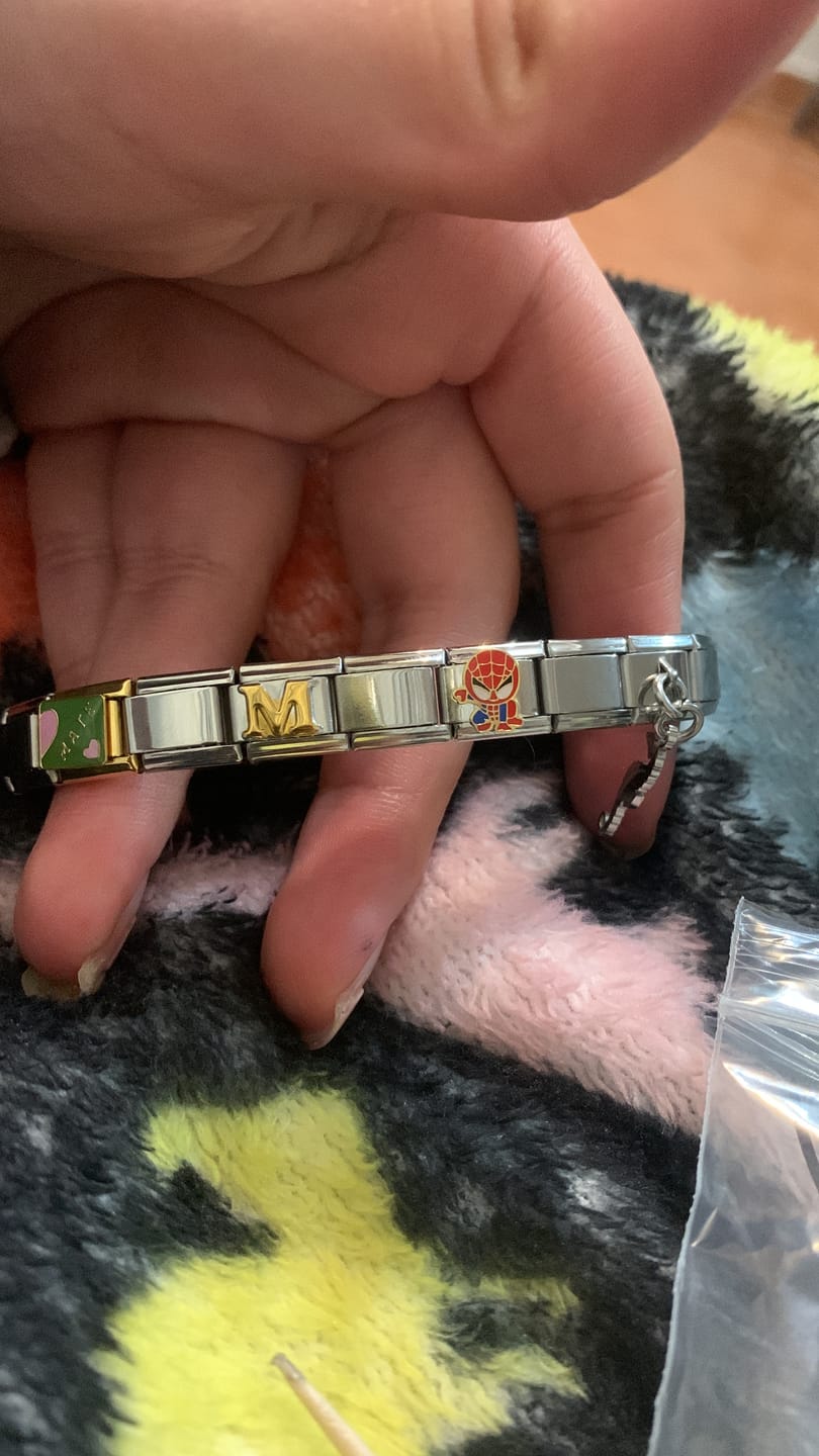 Customer photo review of Charm Letra M