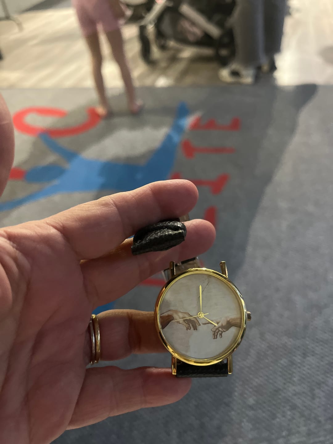 Customer photo review of Michelangelo The creation of Adam Watch