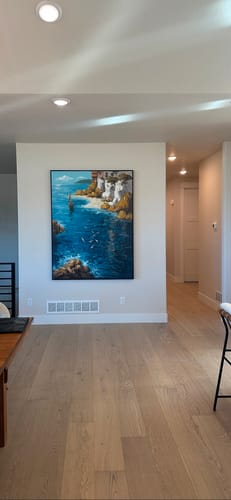 Customer review photo for Plaster Art Texture Painting #SG438