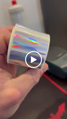 Customer video review of Thermal Transfer Label Printer Labels for M2, M3