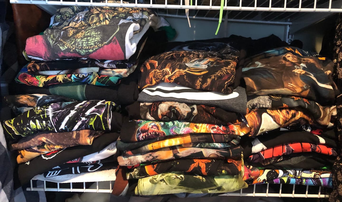 Customer photo review of FRIGHT NIGHT - T-SHIRT